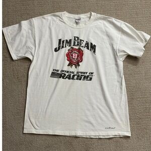 Jim Beam Racing Graphic Tee White Short Sleeve XL‎